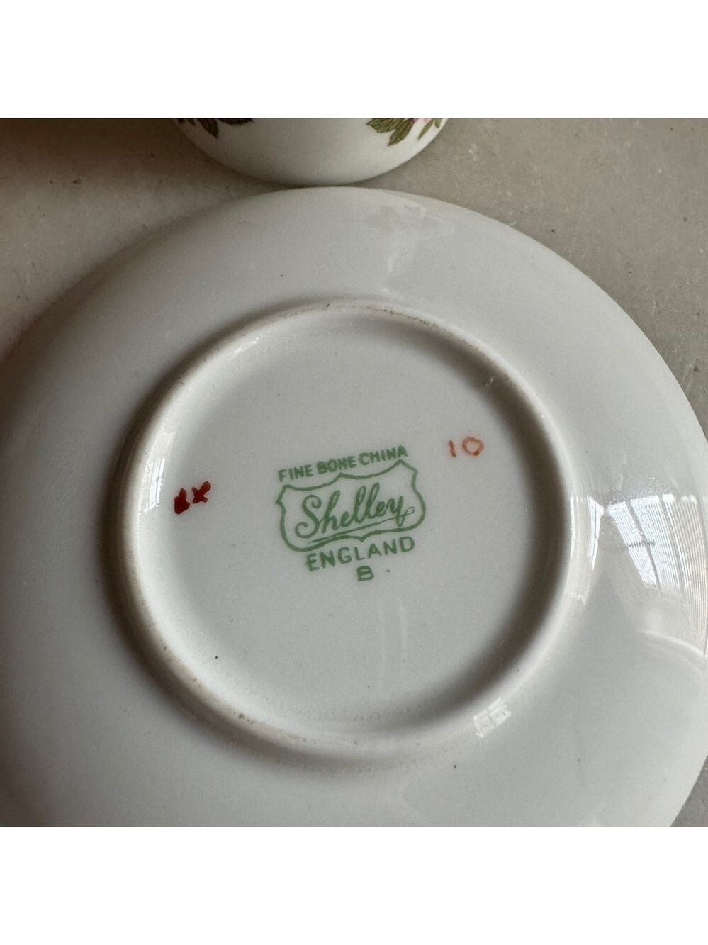 ☕ Vintage Shelley Miniature Tea Cup & Saucer #13426 – Best Ware - Picture 7 of 7